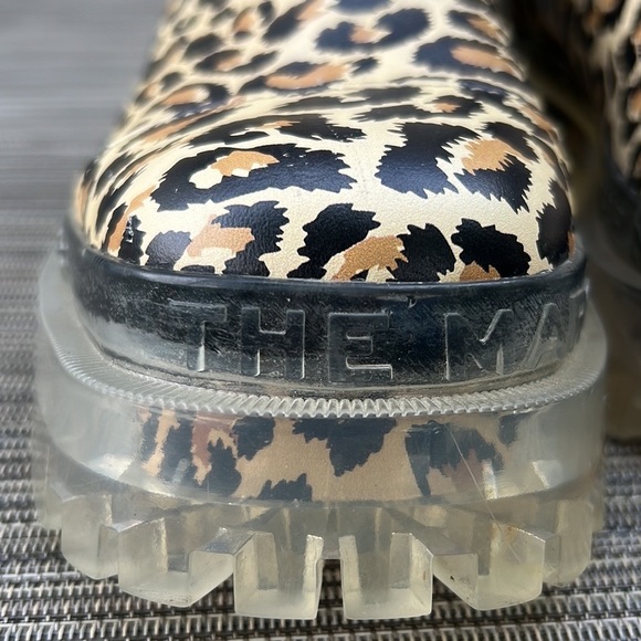 🎯Marc Jacobs The Stomper Boot Brown Black Leopard Multi EU37 US7 - Picture 11 of 14
